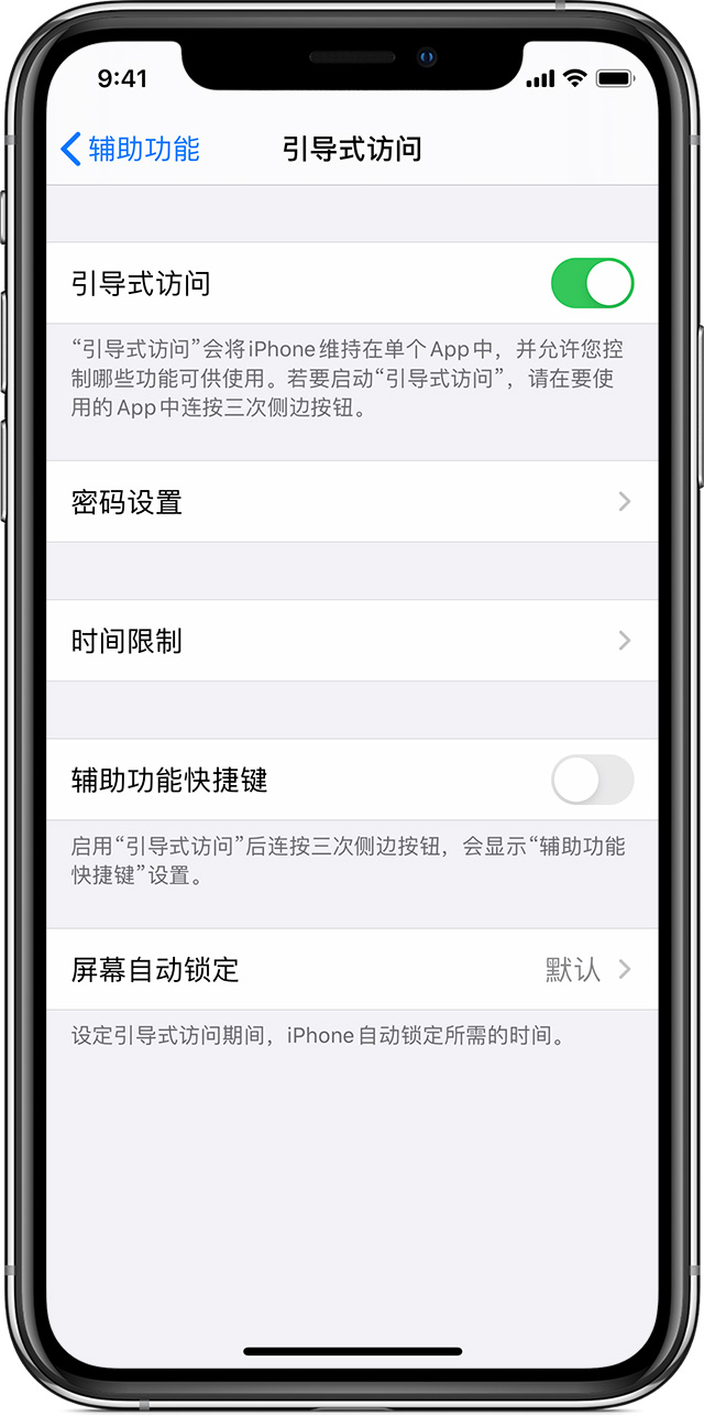 坦洲镇苹果手机维修分享如何在 iPhone 上退出引导式访问 