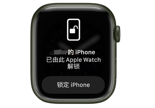 坦洲镇苹果手机维修分享用 AppleWatch 解锁配备面容 ID 的 iPhone方法 