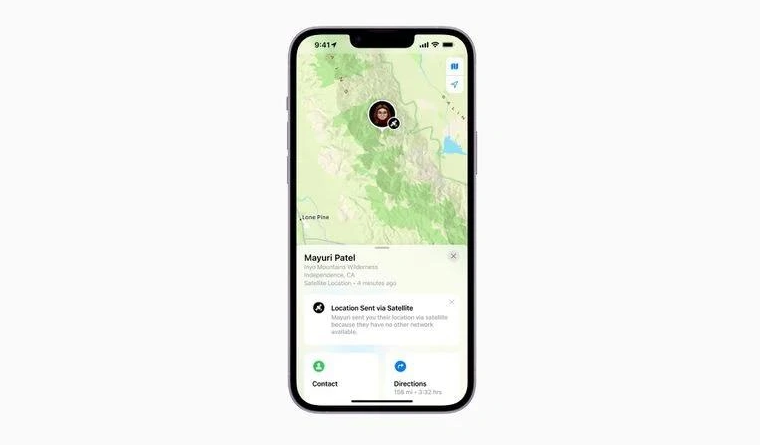 坦洲镇苹果14维修分享iPhone14系列中 FindMy功能通过卫星分享位置方法教程 