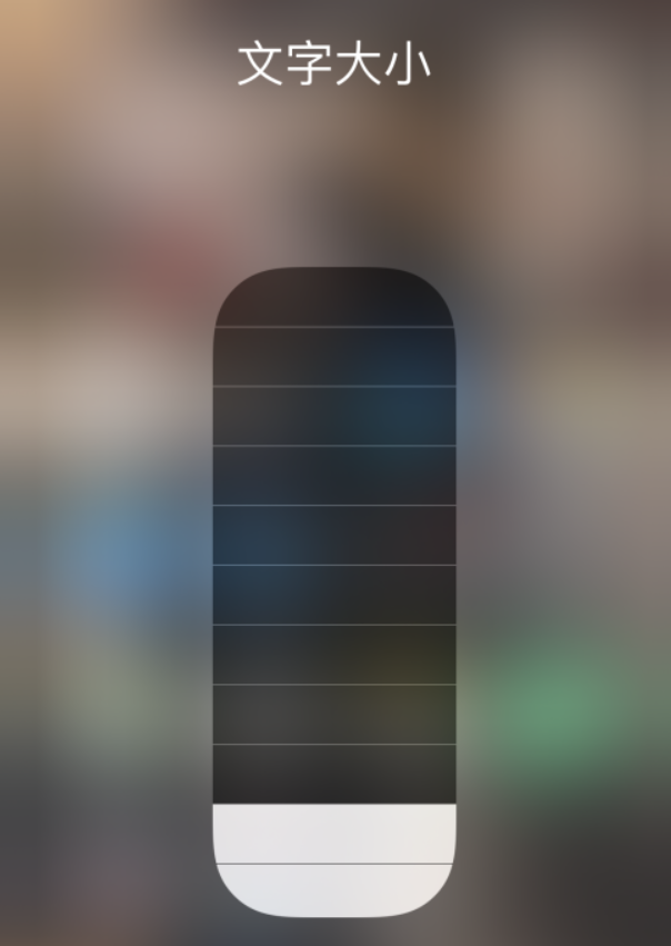 坦洲镇苹果手机维修分享小技巧：在 iPhone 控制中心快速调节字体大小 