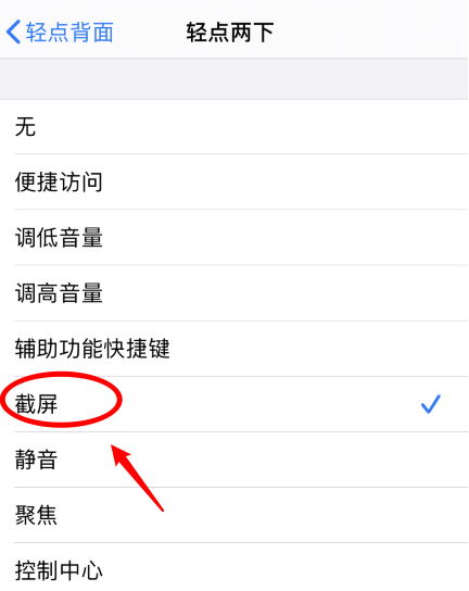 坦洲镇苹果手机维修分享iPhone12如何启用双击截屏 